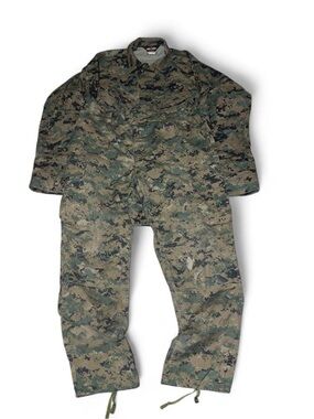 True Spec Digital Woodland Camo Military Uniform Set - Coat & Pants